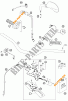 HANDLEBAR / CONTROLS for KTM 525 EXC 2007