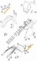 PLASTICS for KTM 525 EXC 2007