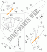 TANK / SEAT for KTM 525 EXC 2007