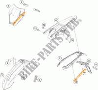 PLASTICS for KTM 500 EXC-F SIX DAYS 2017