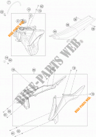 TANK / SEAT for KTM 500 EXC-F 2017