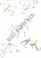PLASTICS for KTM 500 EXC 2015