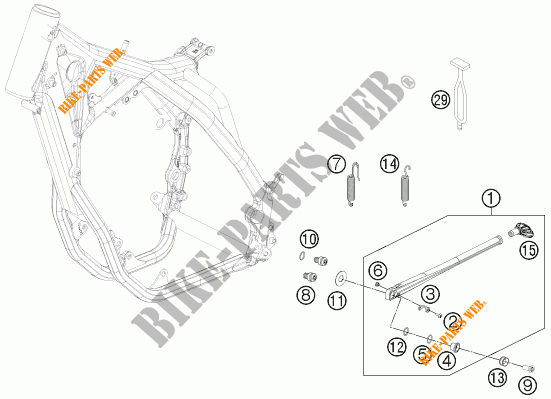 SIDE / MAIN STAND for KTM 500 EXC 2013