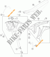 TANK / SEAT for KTM 300 EXC 2016