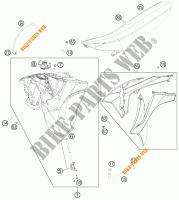 TANK / SEAT for KTM 300 EXC 2012