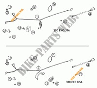 WIRING HARNESS for KTM 300 EXC 2004