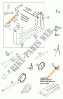 SPECIFIC TOOLS (ENGINE) for KTM 300 EXC 2004