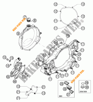 CLUTCH COVER for KTM 300 EXC 2002