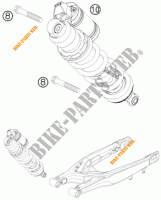 SHOCK ABSORBER for KTM 250 EXC-F CHAMPION EDITION 2010