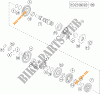 GEARBOX COUNTERSHAFT for KTM 250 EXC-F 2016