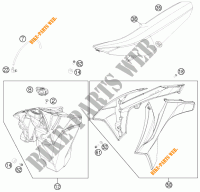 TANK / SEAT for KTM 250 EXC-F 2016