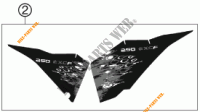 STICKERS for KTM 250 EXC-F 2008