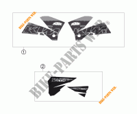 STICKERS for KTM 250 EXC-F 2007