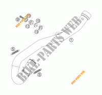 EXHAUST for KTM 250 EXC-F 2006