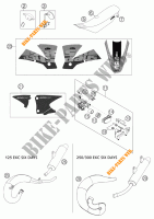 ACCESSORIES for KTM 125 EXC SIX-DAYS 2003