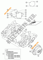 CRANKCASE for KTM 125 EXC SIX-DAYS 2003