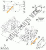 CRANKCASE for KTM 125 EXC SIX-DAYS 2014