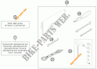 TOOL KIT / MANUALS / OPTIONS for KTM 125 EXC SIX-DAYS 2014