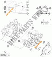 CRANKCASE for KTM 125 EXC 2015