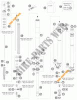 FRONT FORK (PARTS) for KTM 125 EXC 2015