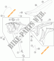 TANK / SEAT for KTM 125 EXC 2015