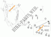 SIDE / MAIN STAND for KTM 125 EXC 2008