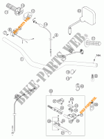 HANDLEBAR / CONTROLS for KTM 125 EXC 2004