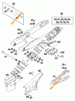 SWINGARM for KTM 125 EXC 1999