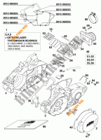 CRANKCASE for KTM 125 EXC 1998