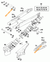 SWINGARM for KTM 125 EXC 1998