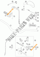 HANDLEBAR / CONTROLS for KTM 450 EXC RACING 2007