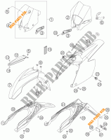 PLASTICS for KTM 450 EXC RACING 2007