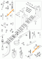 SPECIFIC TOOLS (ENGINE) for KTM 450 EXC RACING 2007