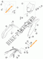 PLASTICS for KTM 450 EXC-R 2008