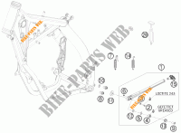 SIDE / MAIN STAND for KTM 450 EXC-R 2008