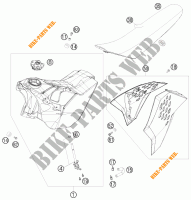TANK / SEAT for KTM 450 EXC-R 2008