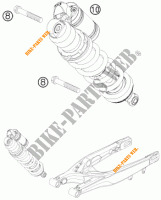 SHOCK ABSORBER for KTM 450 EXC CHAMPION EDITION 2010
