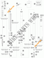 FRONT FORK (PARTS) for KTM 450 EXC 2014
