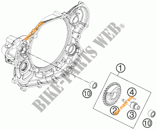 BALANCER SHAFT for KTM 450 EXC 2014