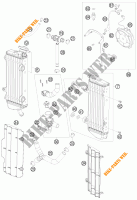 COOLING SYSTEM for KTM 450 EXC 2011