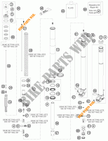 FRONT FORK (PARTS) for KTM 450 EXC 2011