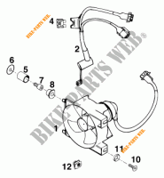 COOLING SYSTEM for KTM 400 EXC WP 1996