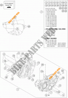 CRANKCASE for KTM 350 EXC-F SIX DAYS 2015