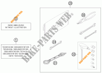 TOOL KIT / MANUALS / OPTIONS for KTM 350 EXC-F SIX DAYS 2015