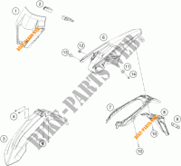 PLASTICS for KTM 350 EXC-F 2019