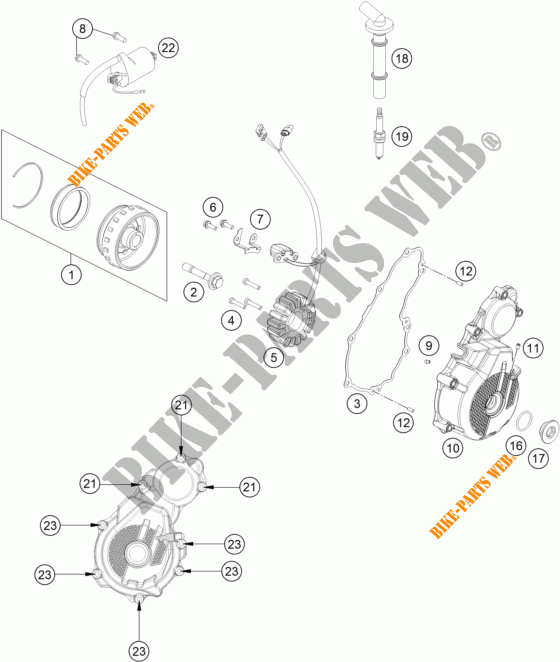 IGNITION SYSTEM for KTM 350 EXC-F 2019