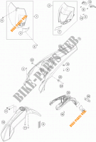 PLASTICS for KTM 350 EXC-F 2015