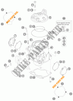 CYLINDER / HEAD for KTM 250 EXC SIX-DAYS 2008