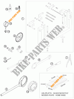 SPECIFIC TOOLS (ENGINE) for KTM 250 EXC SIX-DAYS 2008