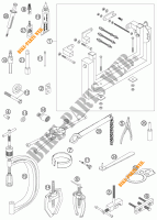 SPECIFIC TOOLS (ENGINE) for KTM 250 EXC RACING 2006